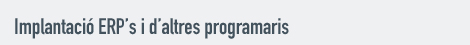 Implantació ERP